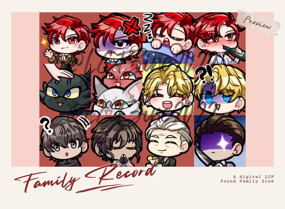 Piece for LCF: Family Record Fanzine - October 2022