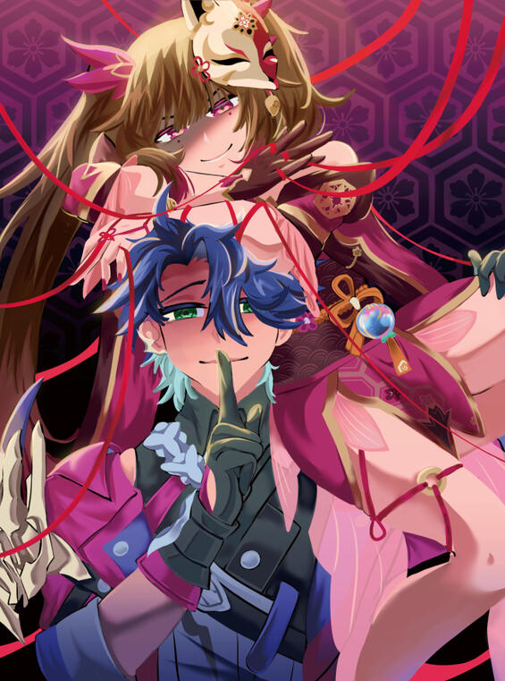 Sparkle and Sampo from Honkai Star Rail - May 2024